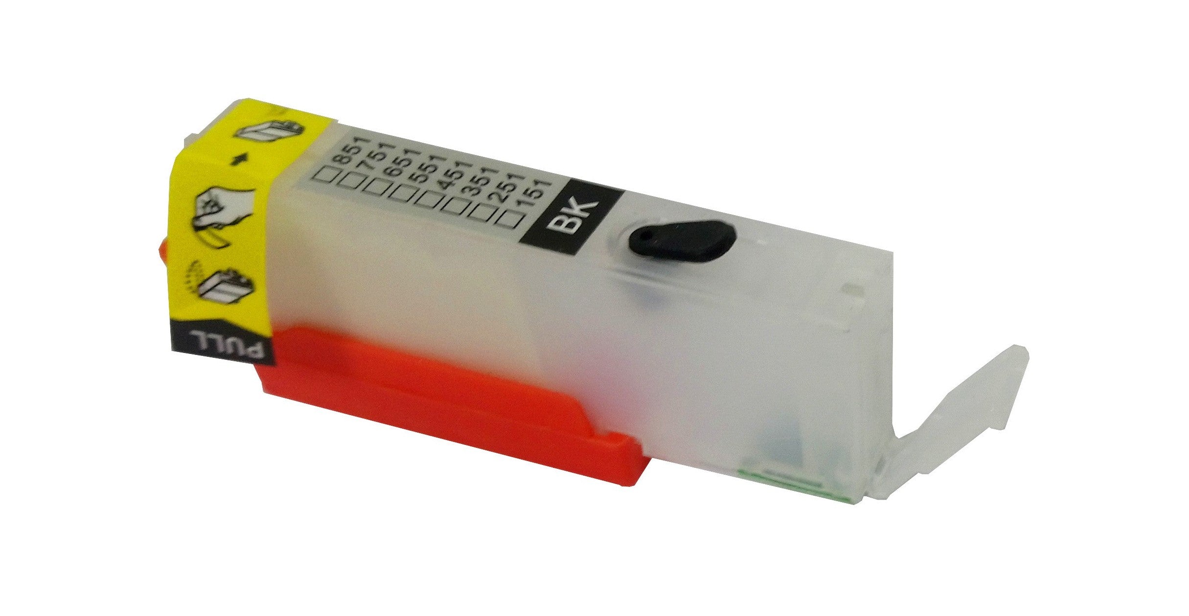 CLI 551 Cartouche rechargeable noir photo avec puce ARC