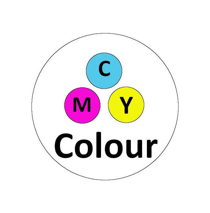 Étiquettes Rondes pour cartouches jet d'encre tricolores 100 pcs